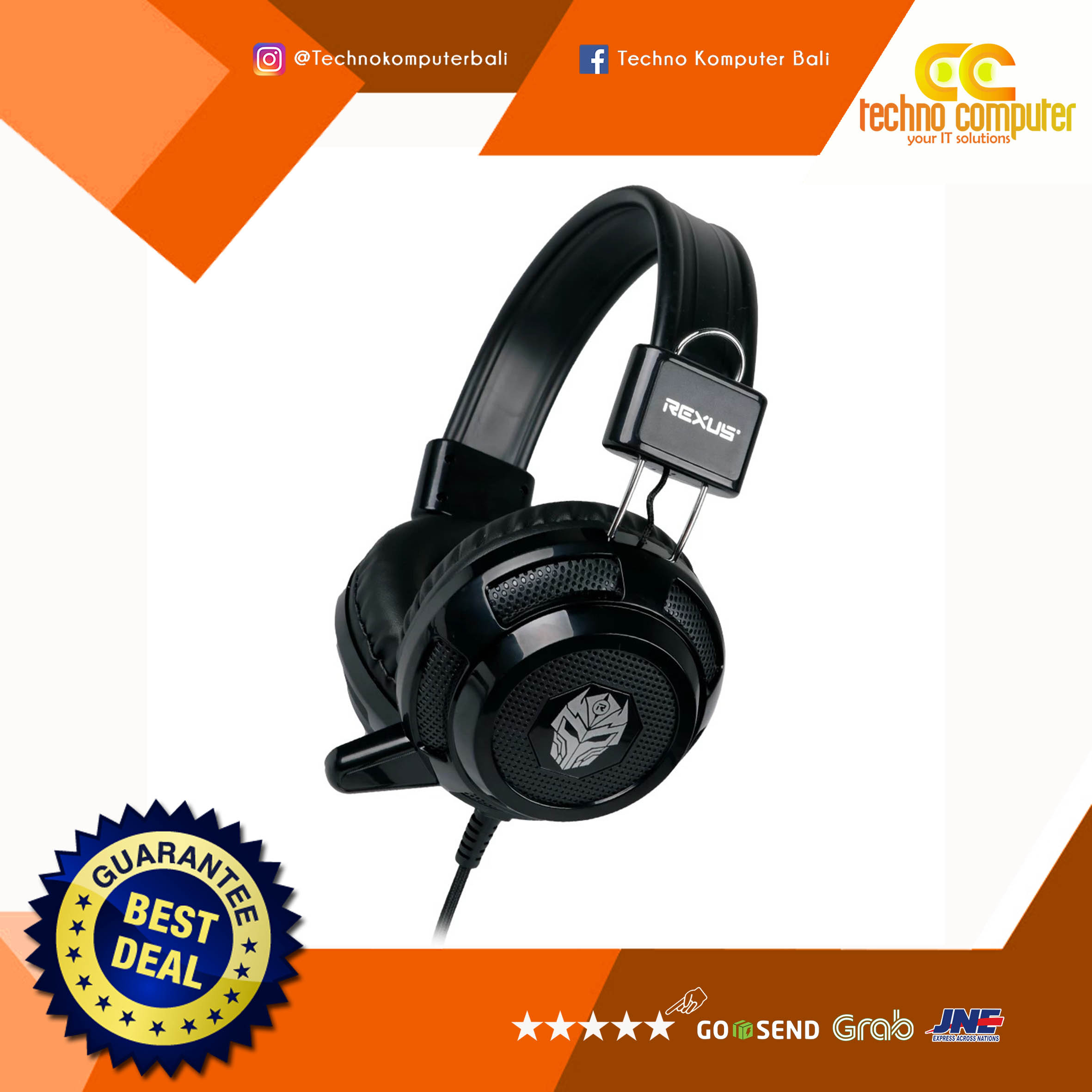 HEADSET REXUS VONIX F26M SINGLE JACK