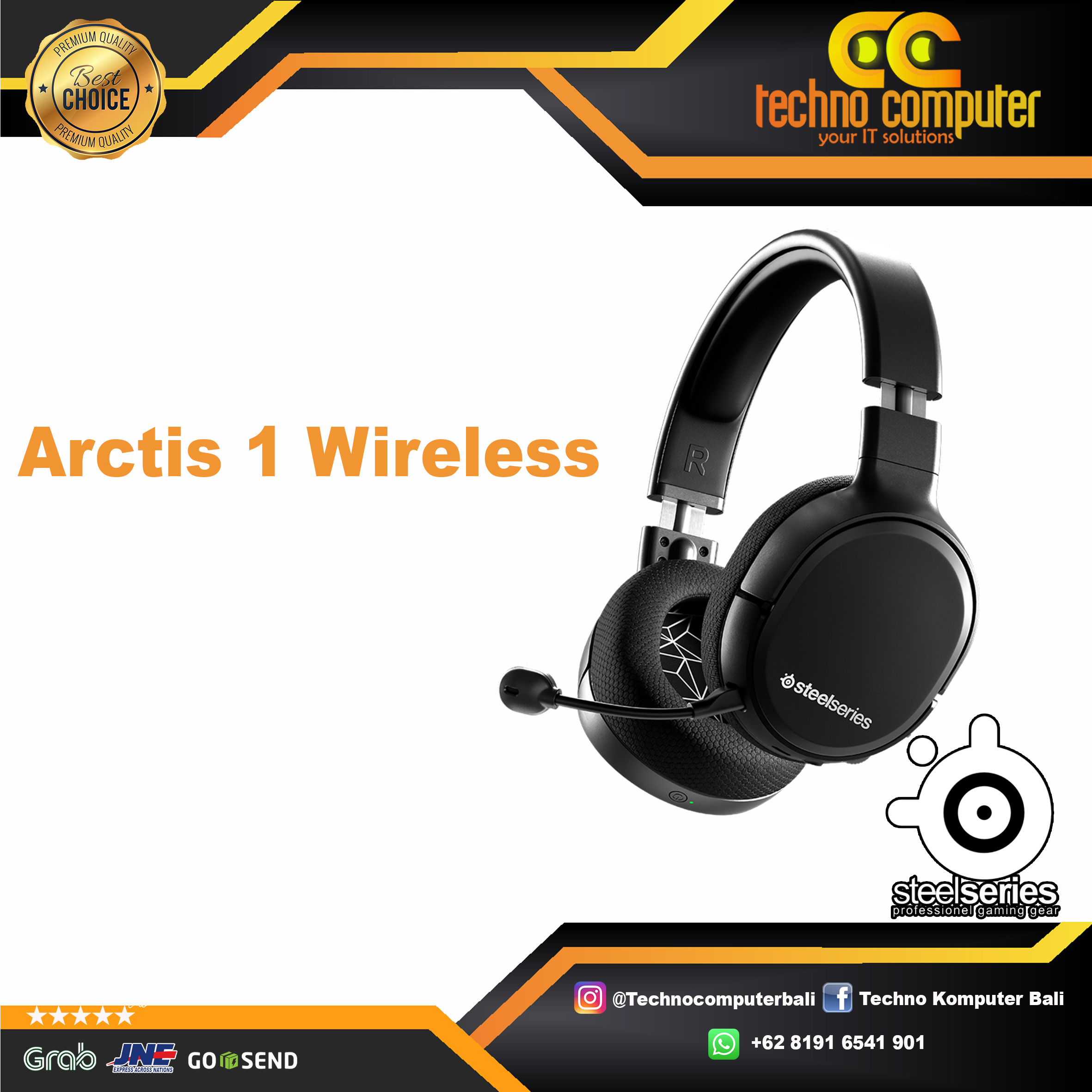 HEADSET STEELSERIES ARCTIS 1 WIRELESS
