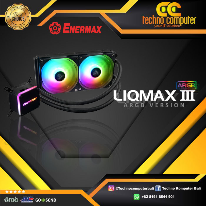 ENERMAX LIQMAX III 240 ARGB - CPU Cooler - 240mm AIO Liquid Cooling