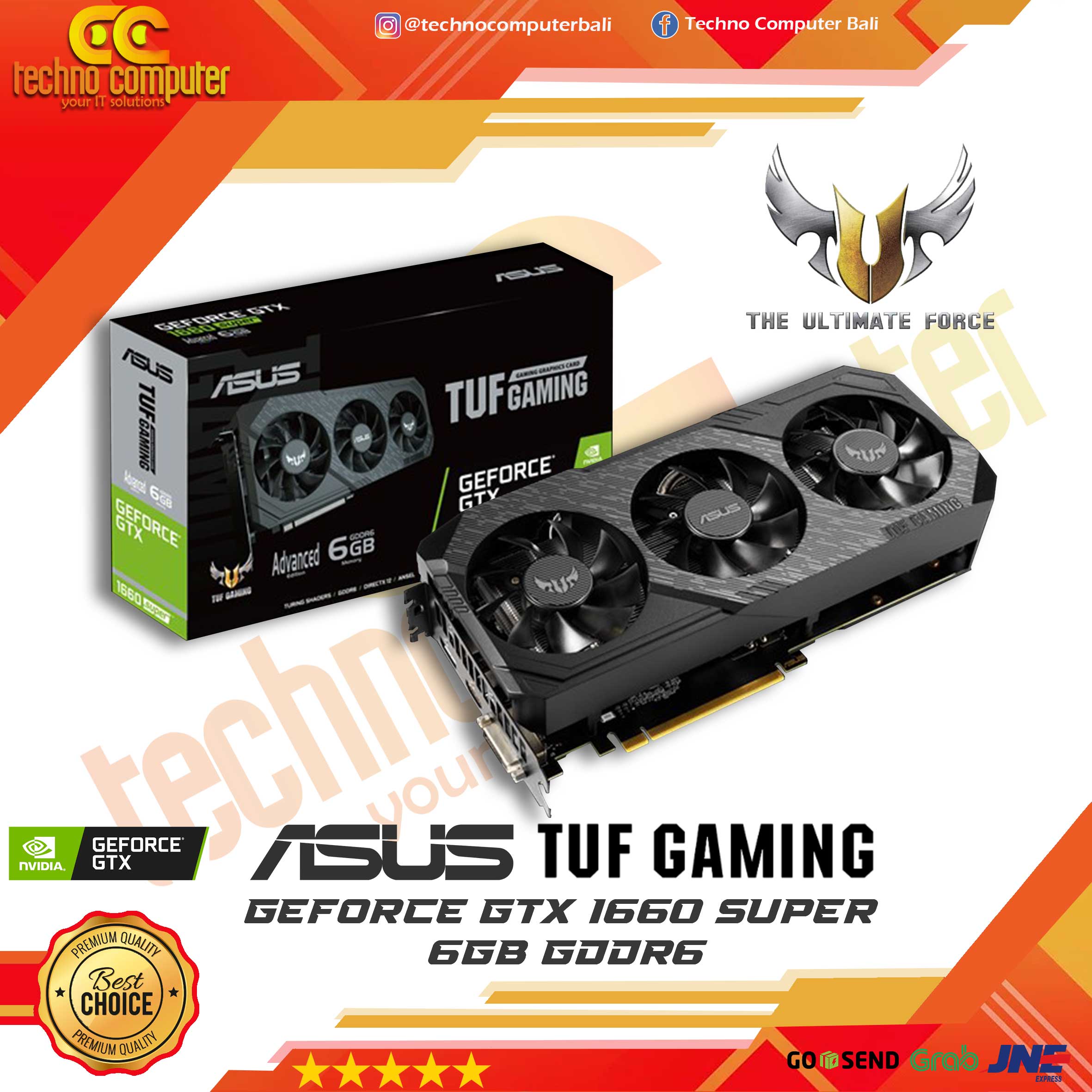 ASUS TUF GAMING NVIDIA GeForce GTX 1660 Super Advance 6GB GDDR6