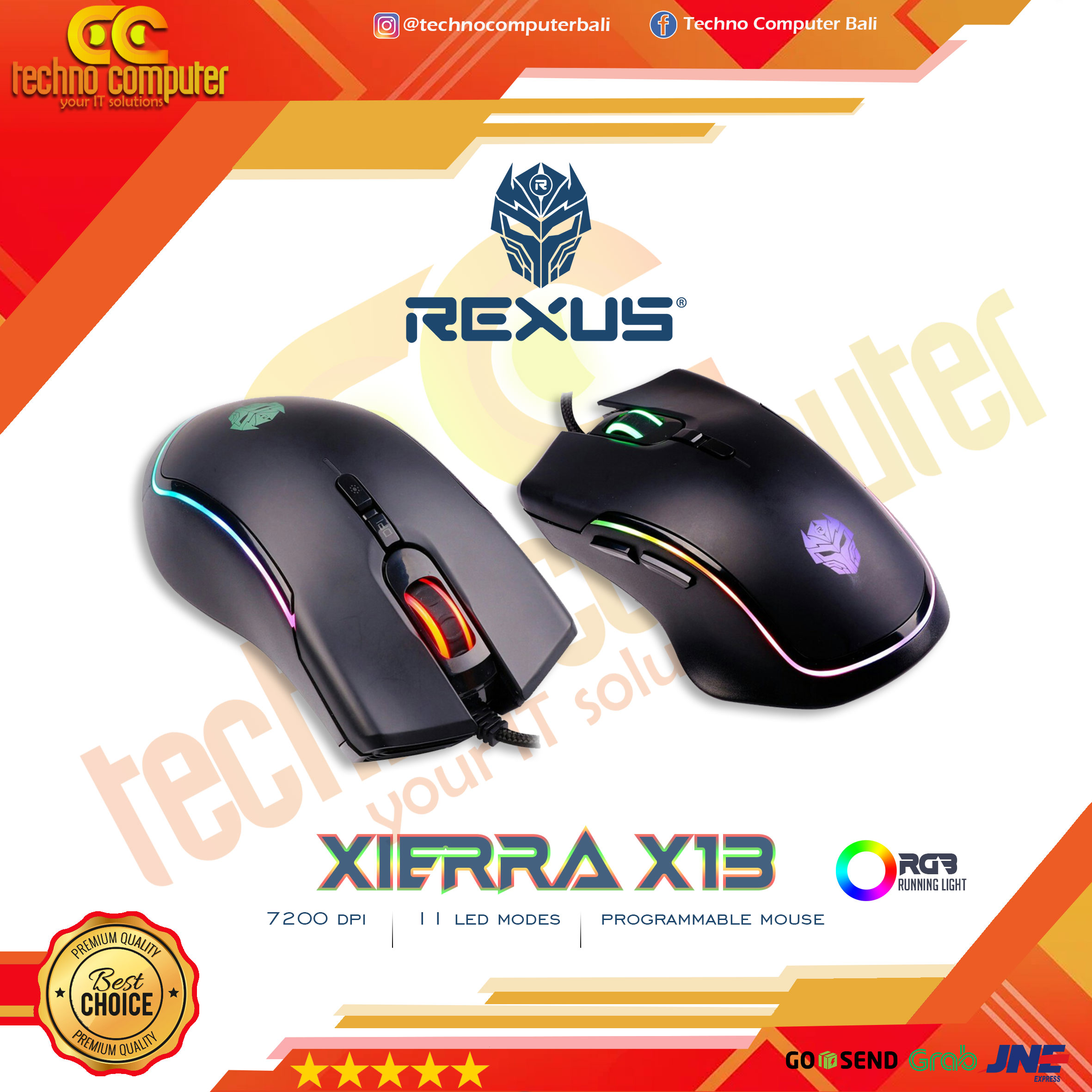 REXUS XIERRA X13 - Gaming Mouse