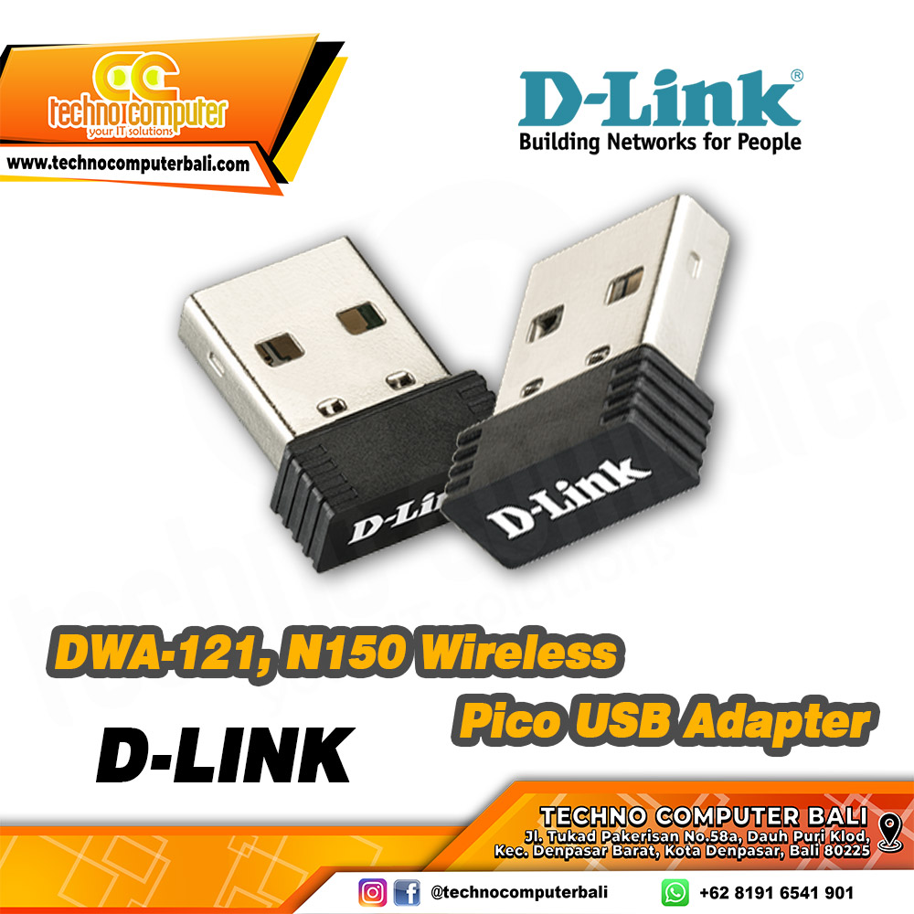 USB WIFI D-LINK DWA-121 N150 Wireless Pico USB Adapter