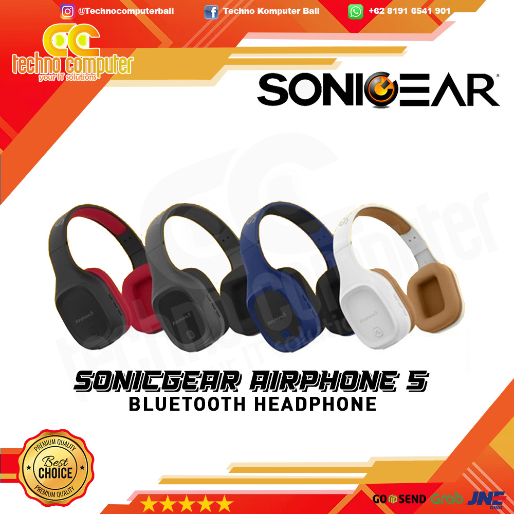 HEADSET BLUETOOTH AIRPHONE 5