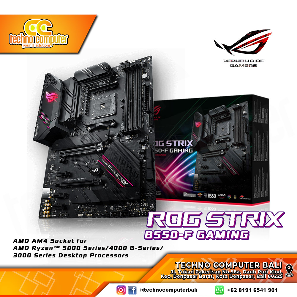 ASUS ROG STRIX B550-F GAMING - ATX, AM4, B550, DDR4 