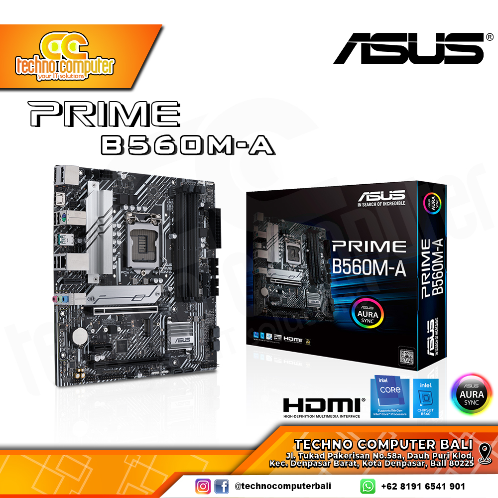 ASUS PRIME B560M-A - mATX, LGA1200, B560, DDR4