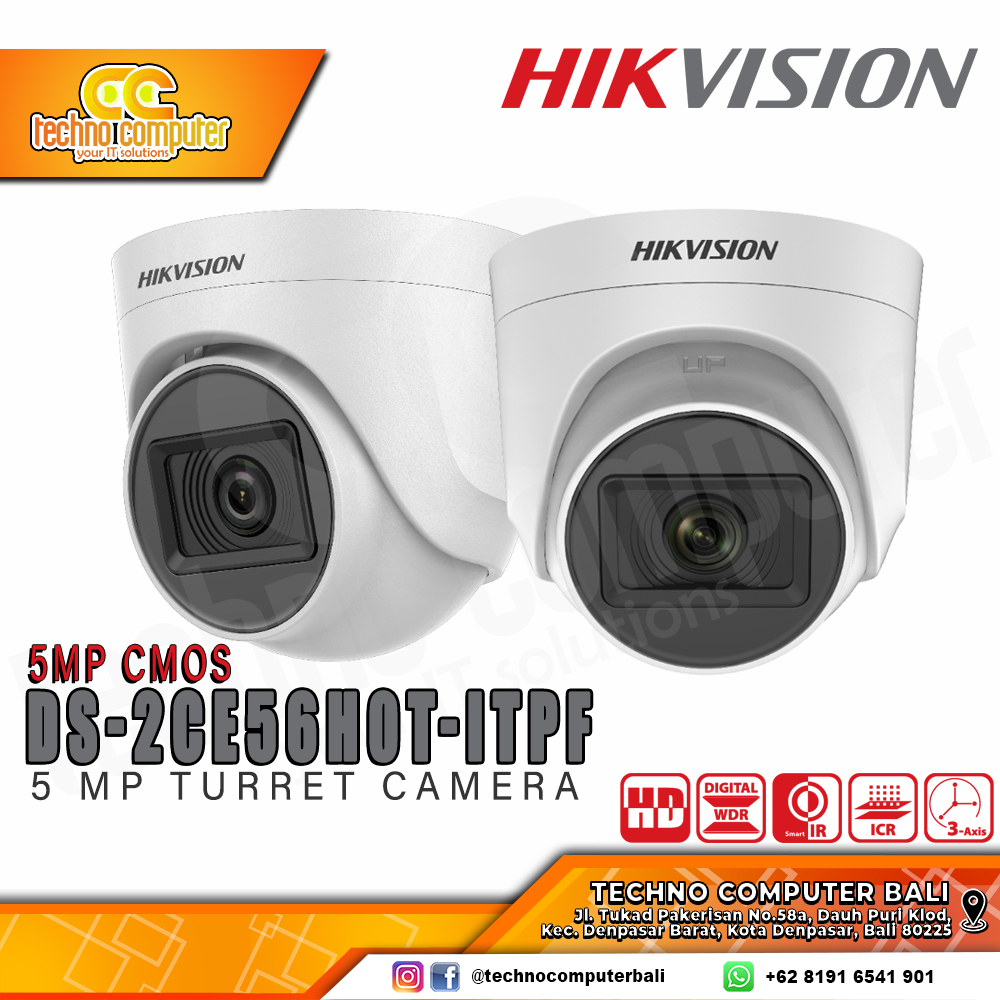 HIKVISION DS-2CE56H0T-ITPF 5MP INDOOR Camera CCTV