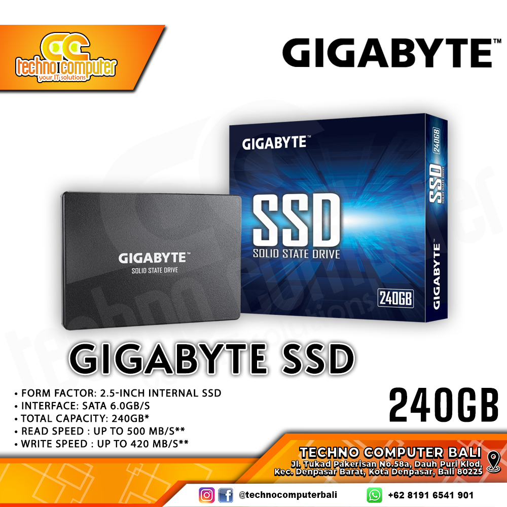 SSD GIGABYTE SATA III 2.5 inch - 240GB