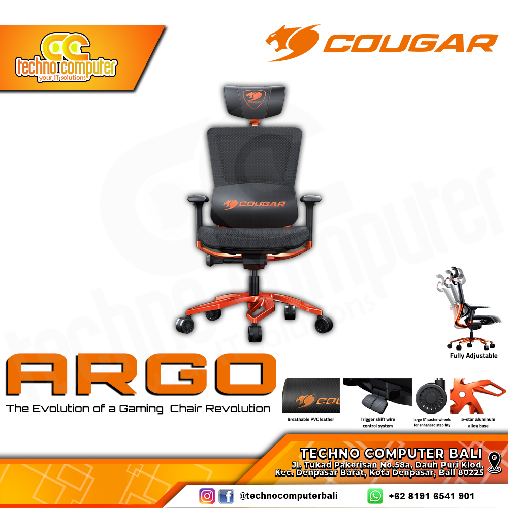 KURSI GAMING COUGAR ARGO GAMING CHAIR Ergonomic - ARGO