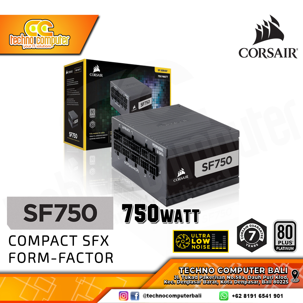 CORSAIR SF750 750W 80+ Platinum - Full Modular