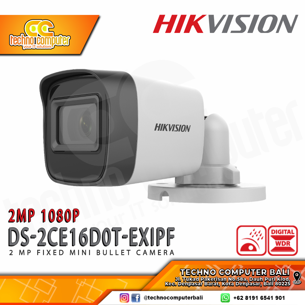 HIKVISION DS-2CE16D0T-EXIPF 2MP 1080P OUTDOOR Camera CCTV