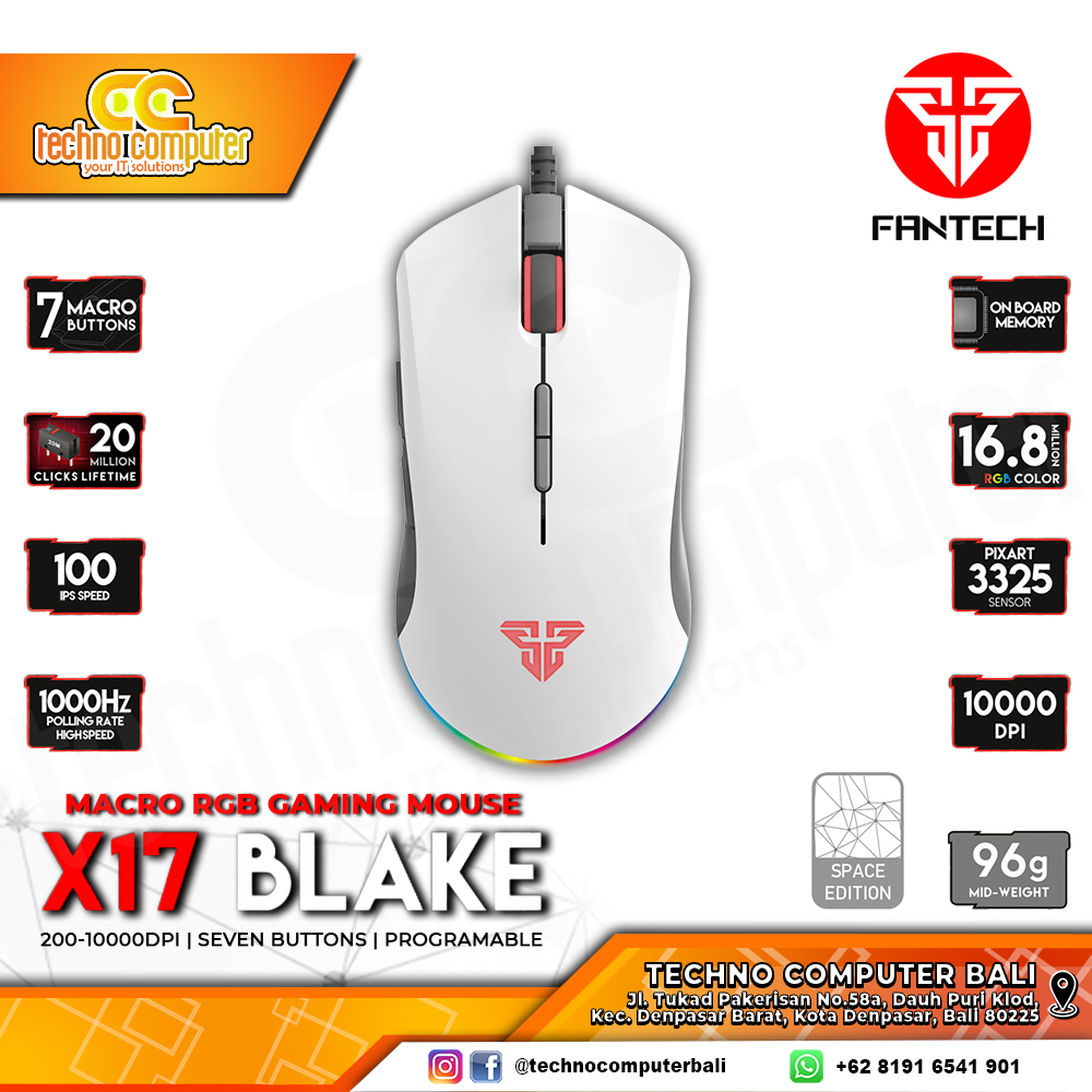 FANTECH X17 BLAKE Space Edition - Gaming Mouse