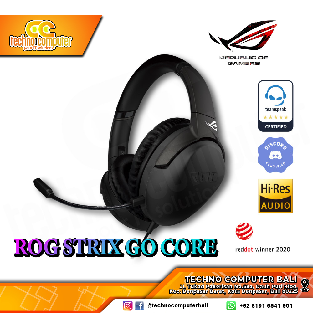 HEADSET ASUS ROG Strix Go Core - Gaming Headset