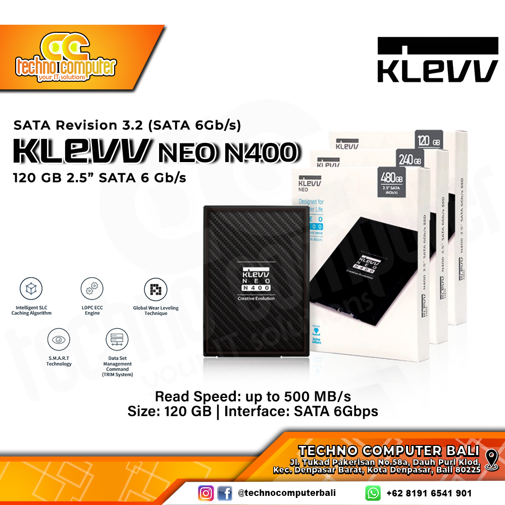SSD KLEVV NEO400 SATA III 2.5 inch - 120GB