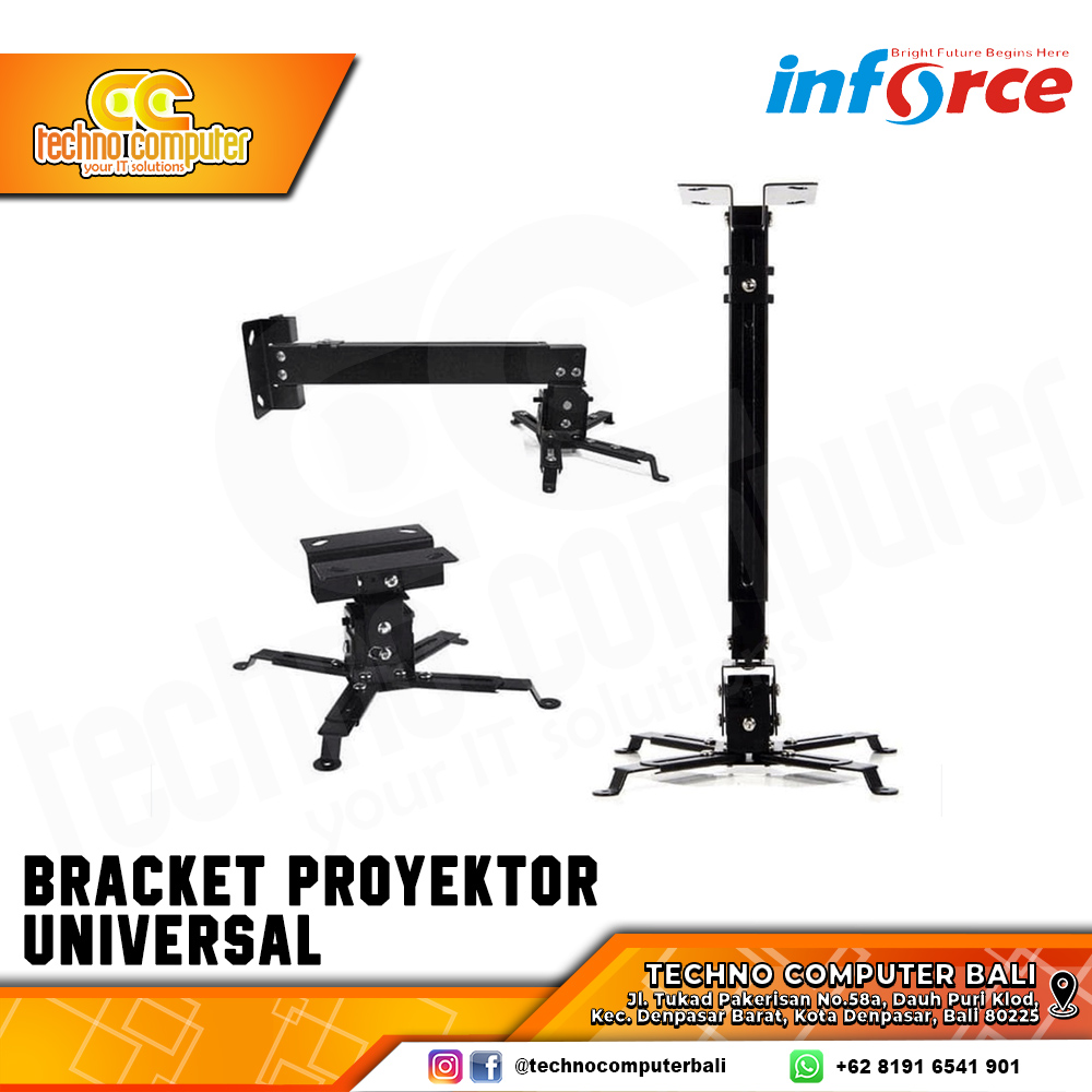 BRACKET PROJEKTOR CEILING MOUNT INFORCE - Black
