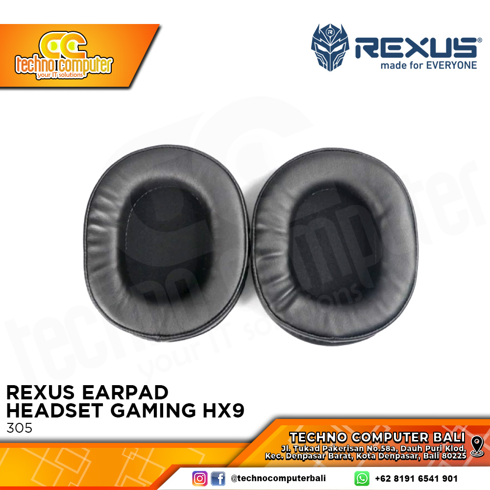 EARPAD FOR HEADSET REXUS HX9