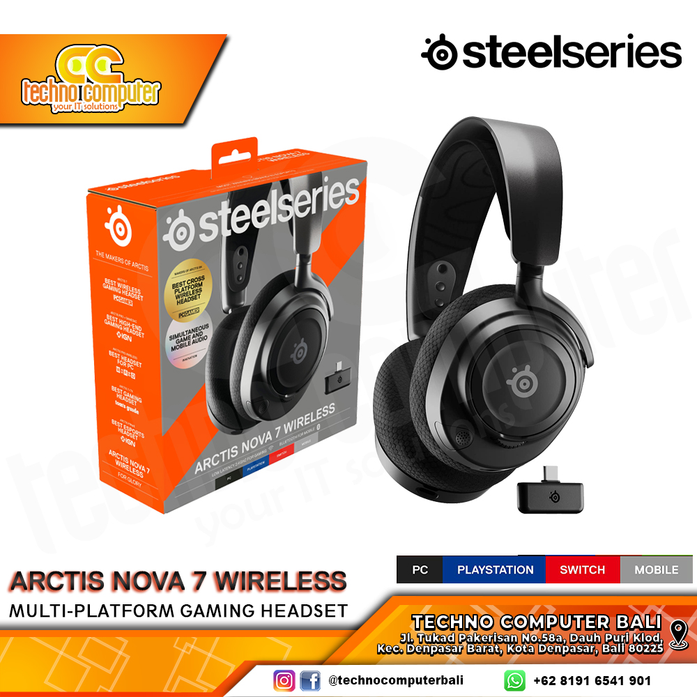 HEADSET STEELSERIES ARCTIS NOVA 7 Wireless - Gaming Headset