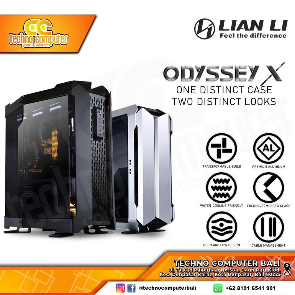 CASING LIAN LI ODYSSEY X Premium Aluminum Craftsmanship Gaming Case