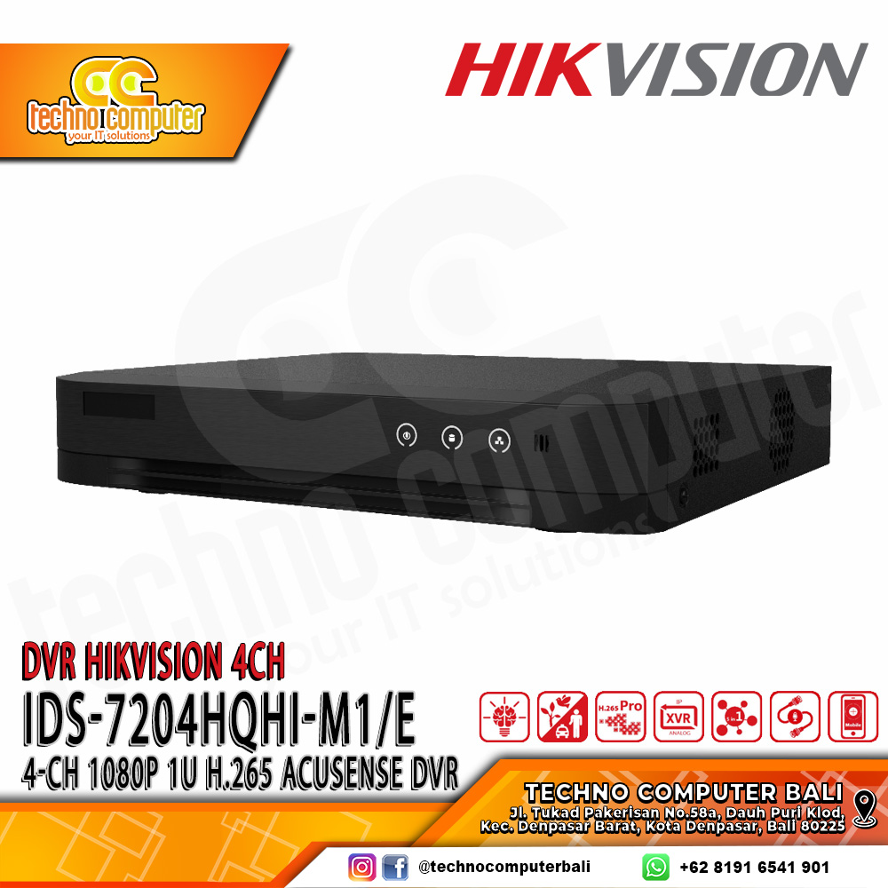 DVR HIKVISION 4CH iDS-7204HQHI-M1/E
