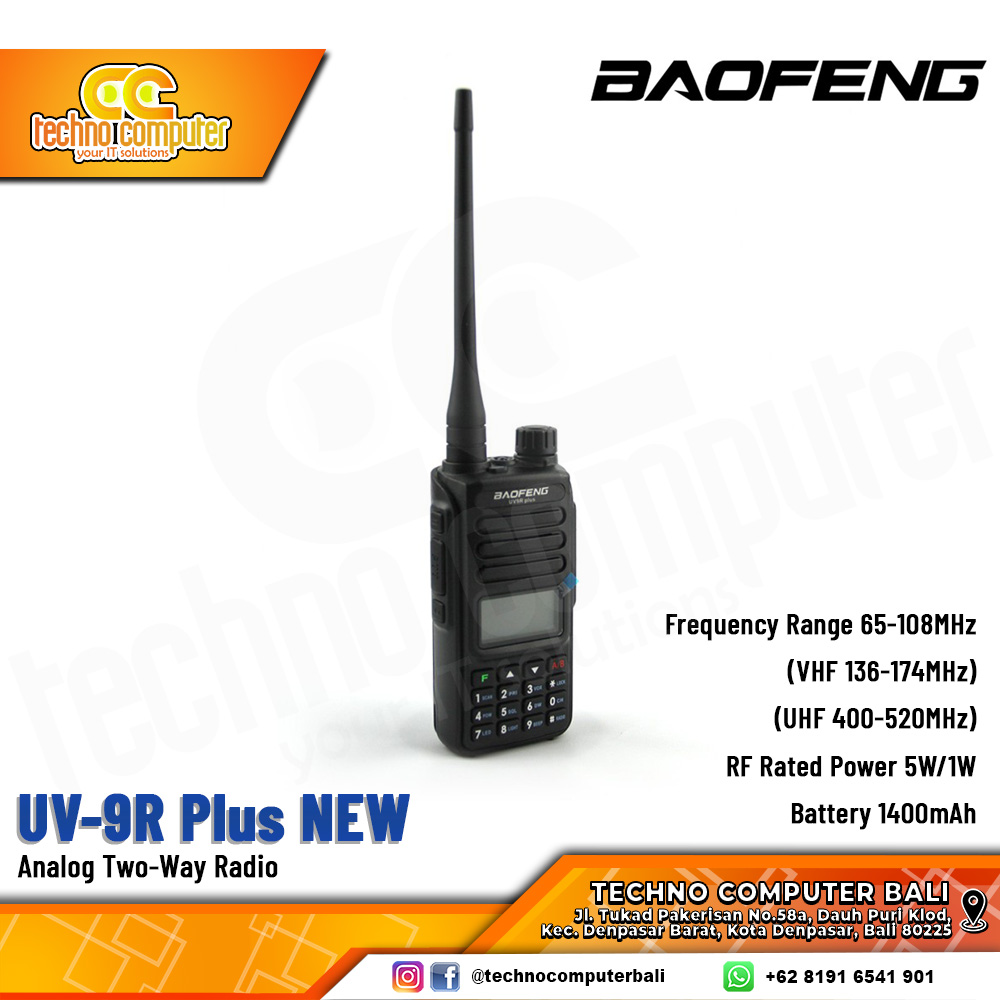 HT BAOFENG UV-9R Plus New Dual Band Radio Walkie Talkie