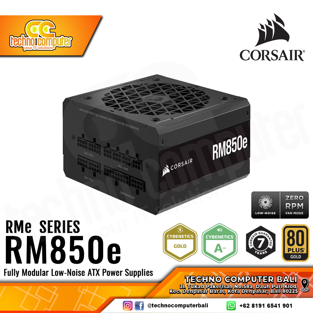 CORSAIR RM850e 850W 80+ Gold - Full Modular