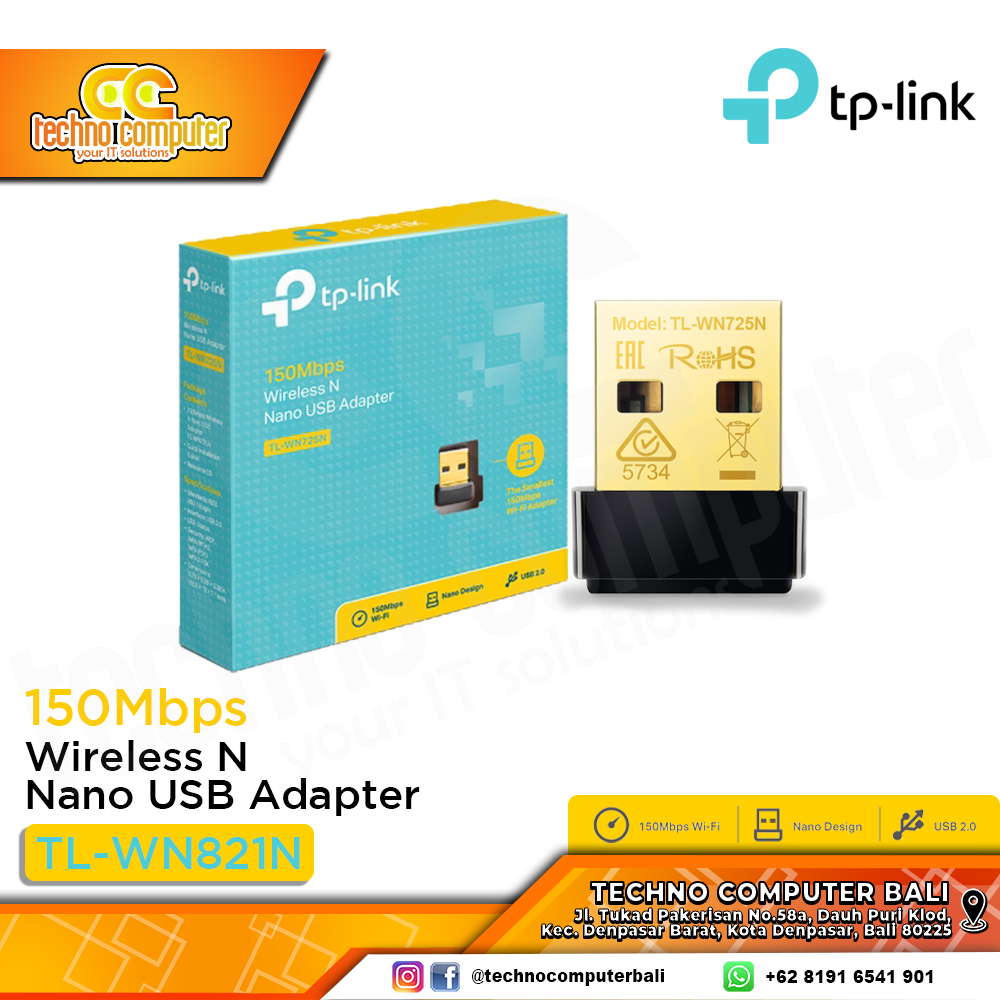 USB WIFI TP-LINK WN725N 150Mbps Wireless N Nano USB Adapter
