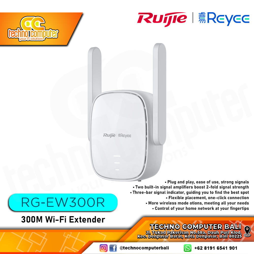 RUIJIE/REYEE RG-EW300R 300M Wi-Fi Extender