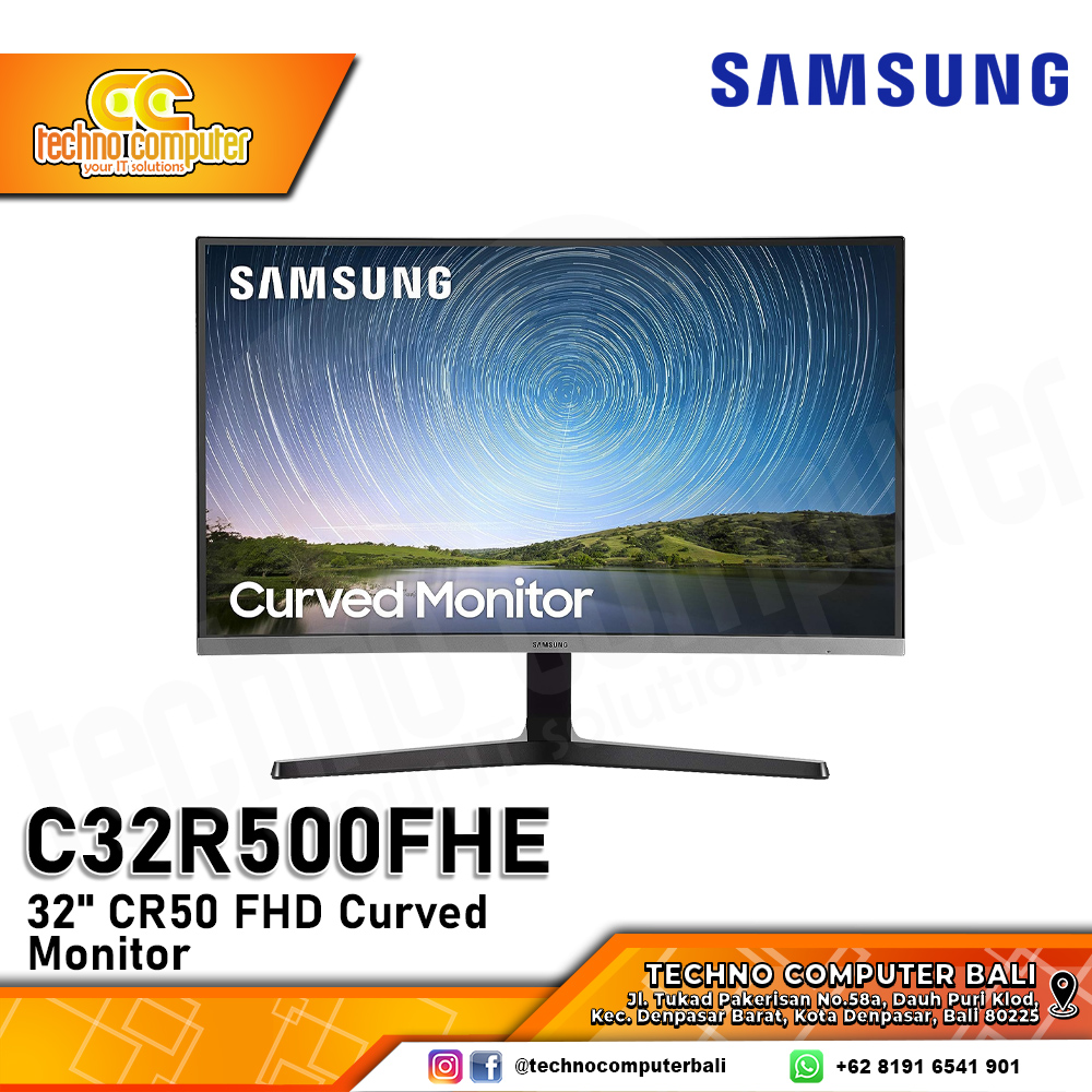 SAMSUNG C32R500FHE Curved Monitor - 32 inch, FHD (1920 x 1080), VA, 75Hz, 4ms
