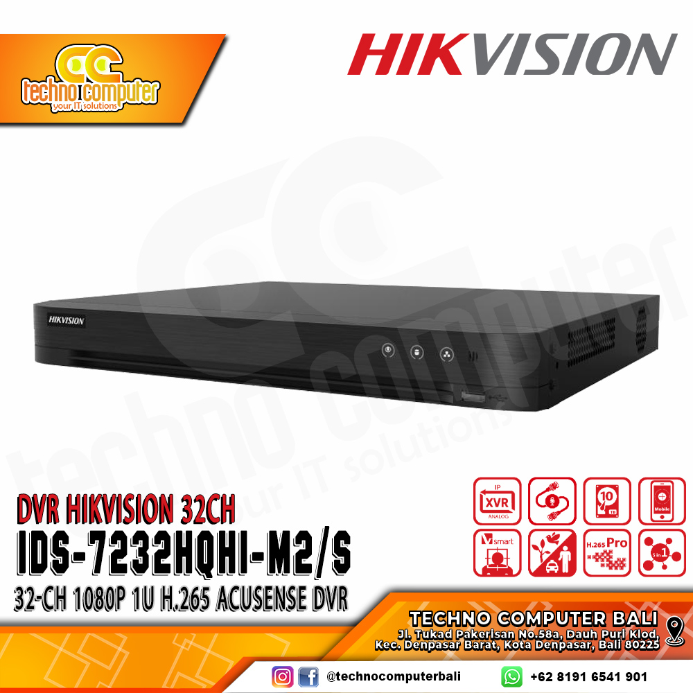 DVR HIKVISION 32CH IDS-7232HQHI-M2/S