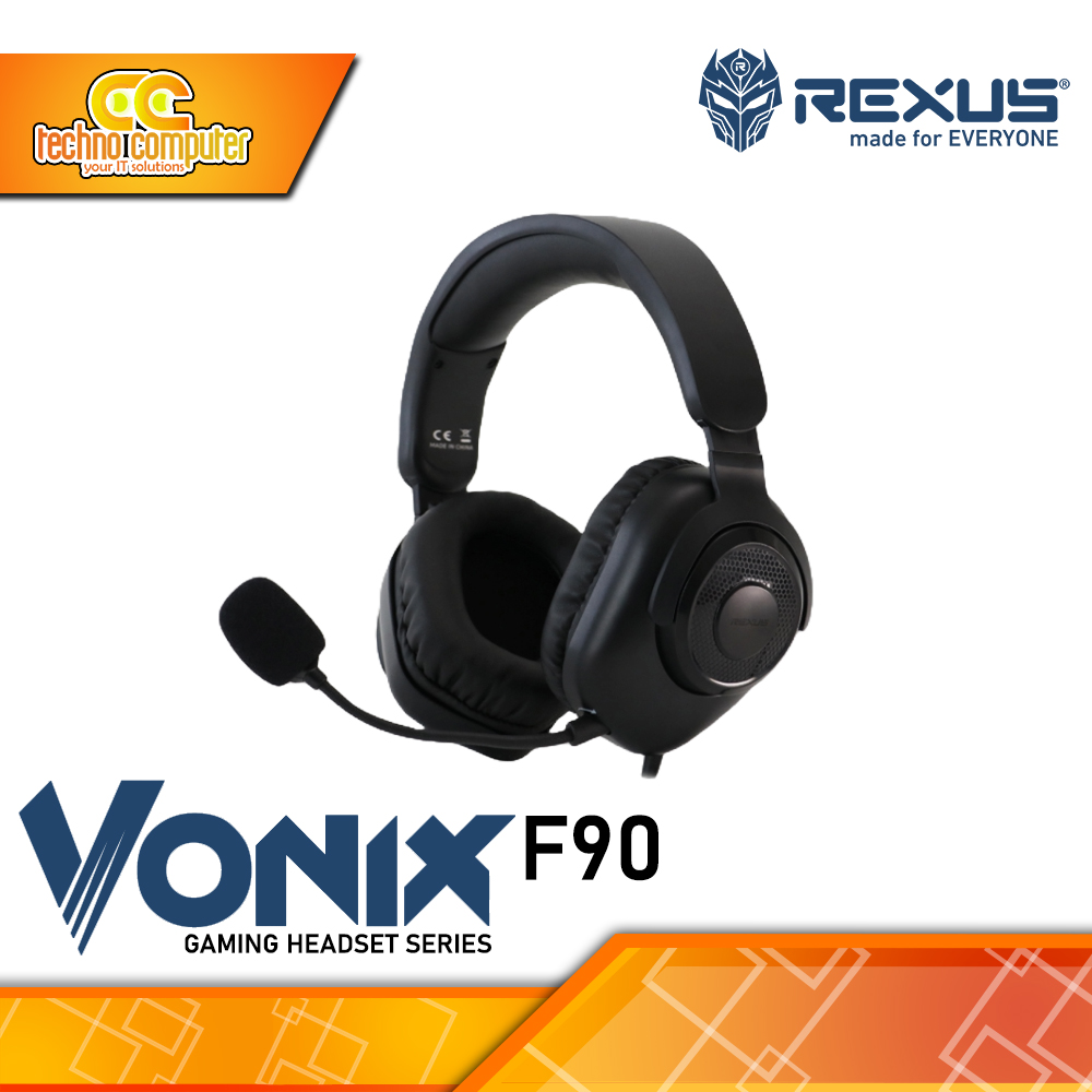 HEADSET REXUS VONIX F90 Black - Gaming Headset