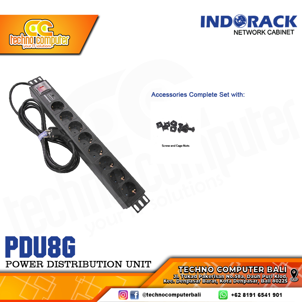 INDORACK PDU8G - Power Distribution Unit