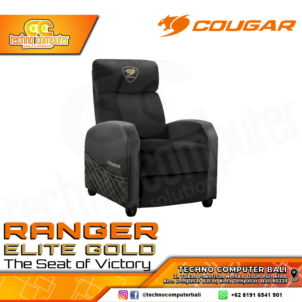 SOFA GAMING COUGAR RANGER ELITE GAMING SOFA - RANGER ELITE GOLD