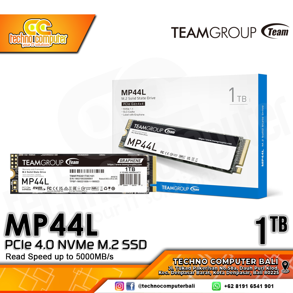 SSD TEAM MP44L M.2 NVMe 2280 PCIe Gen4 x4 - 1TB