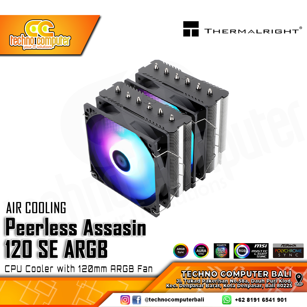 THERMALRIGHT Peerless Assassin 120 SE ARGB - CPU Cooler - 120mm Air Cooler