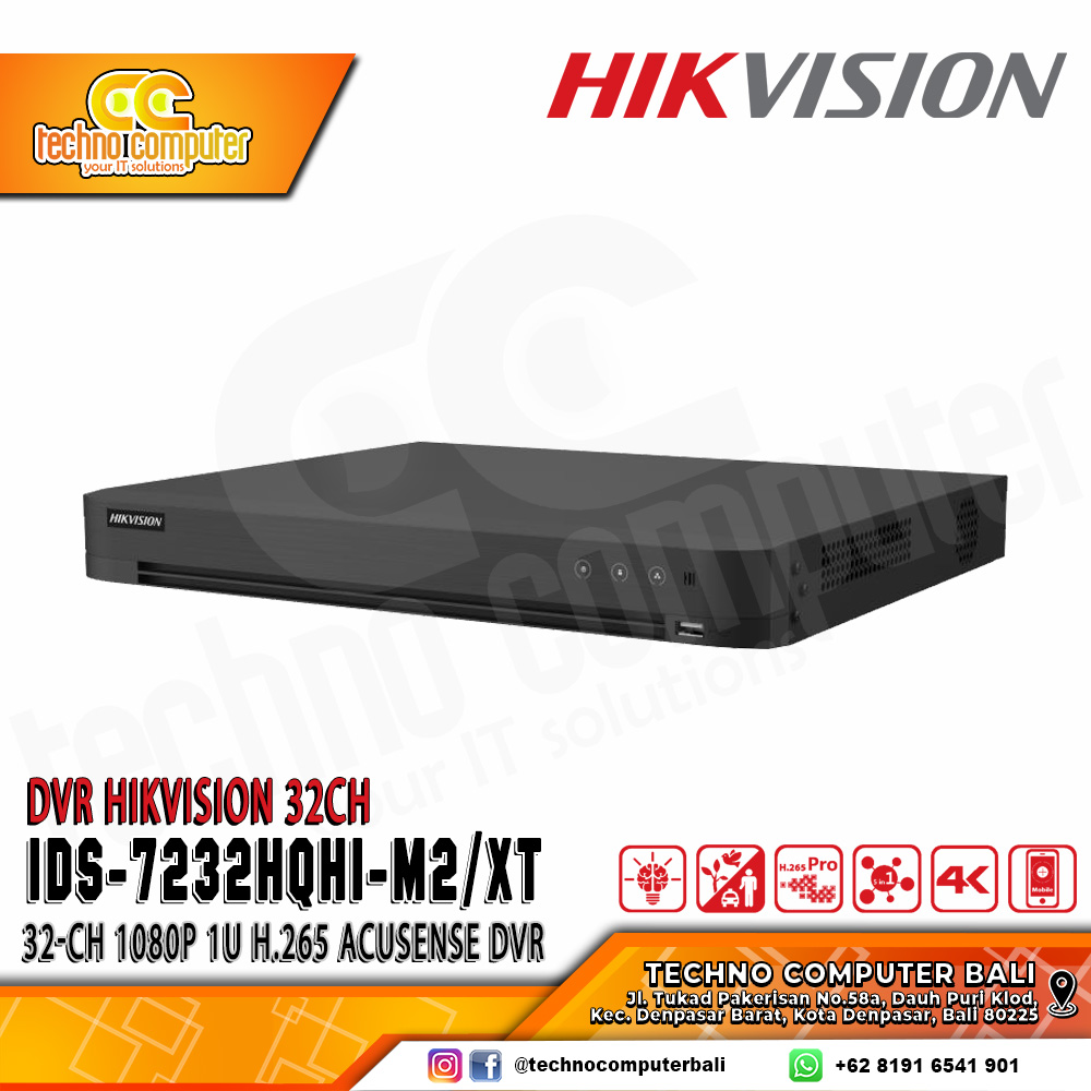 DVR HIKVISION 32CH IDS-7232HQHI-M2/XT