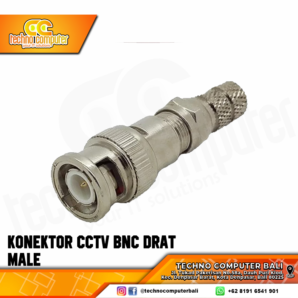 KONEKTOR CCTV BNC DRAT MALE