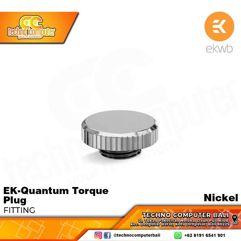 EKWB EK-Quantum Torque Plug - Nickel