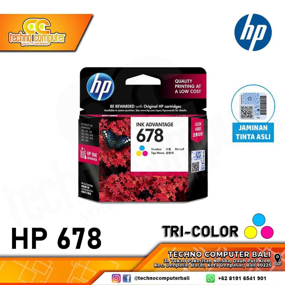 CARTRIDGE HP 678 COLOR Ink Advantage Cartridge