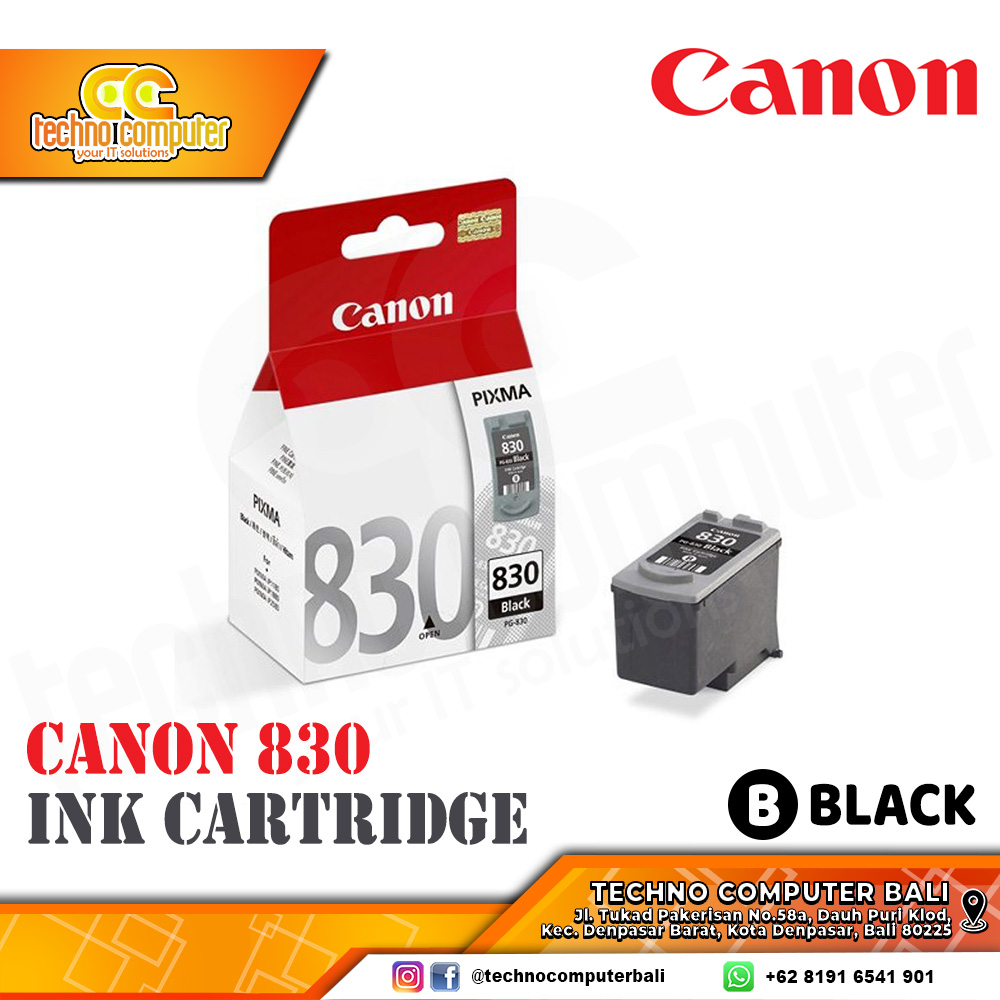 CARTRIDGE CANON 830 BLACK Original Ink Cartridge