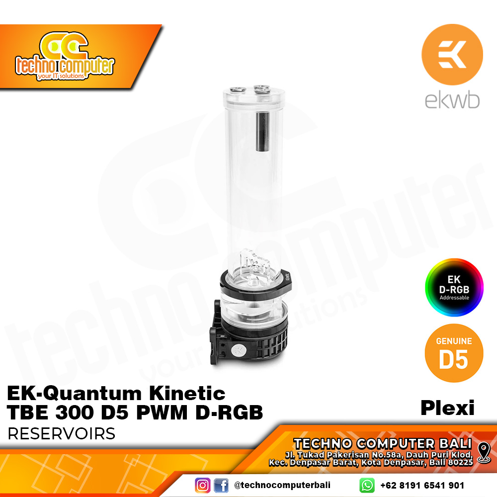 EKWB EK-Quantum Kinetic TBE 300 D5 PWM D-RGB - Plexi