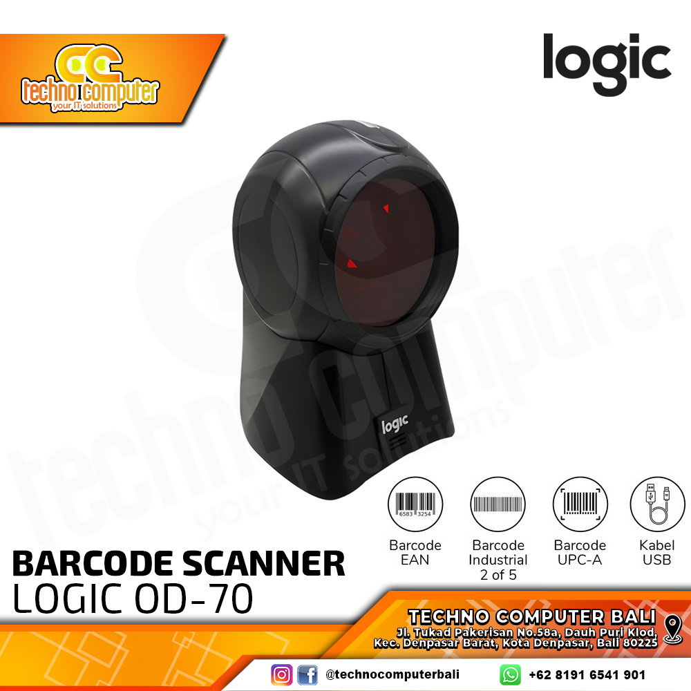 BARCODE SCANNER LOGIC OD-70