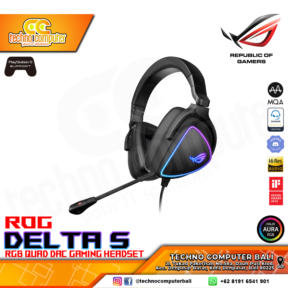 HEADSET ASUS ROG Delta S - Gaming Headset