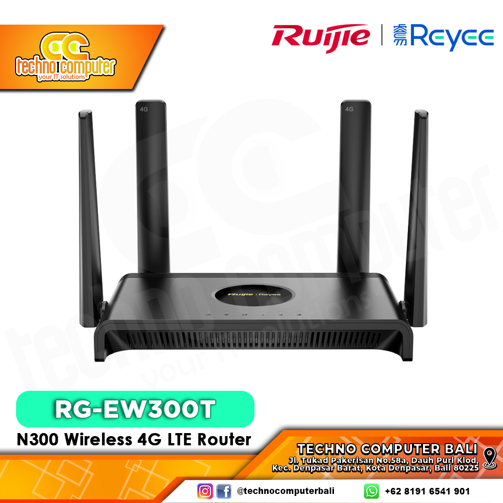 ROUTER RUIJIE/REYEE RG-EW300T 300Mbps Wireless 4G LTE Router