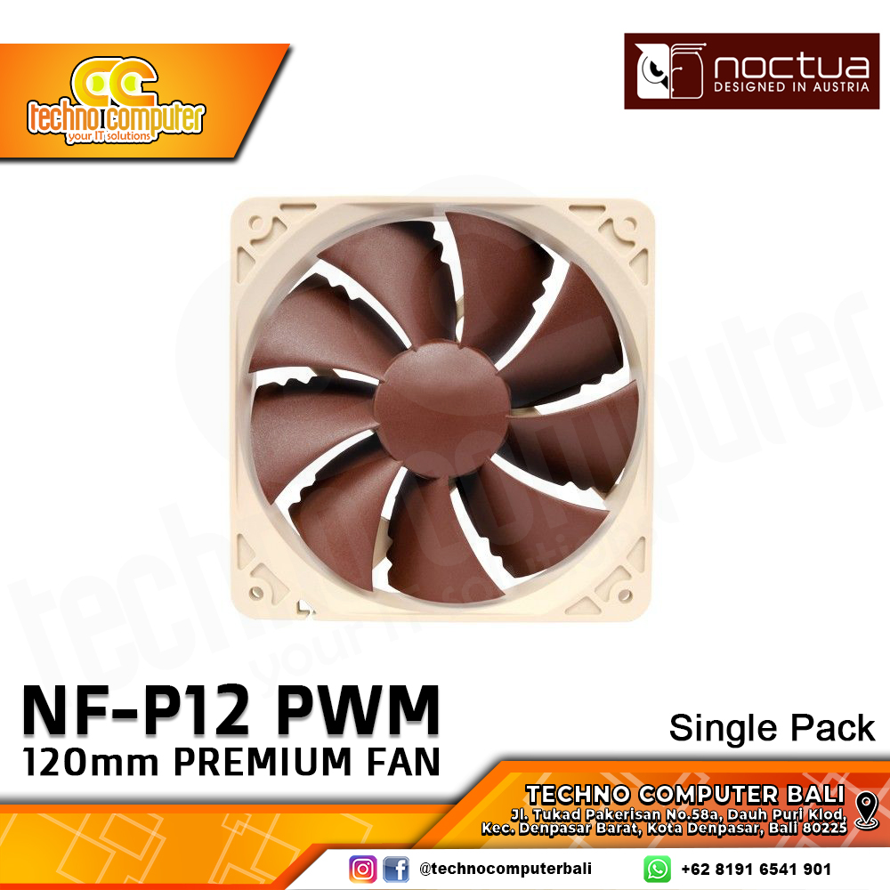 FAN CASING NOCTUA NF-P12 PWM - 120mm PWM Fan Single Pack