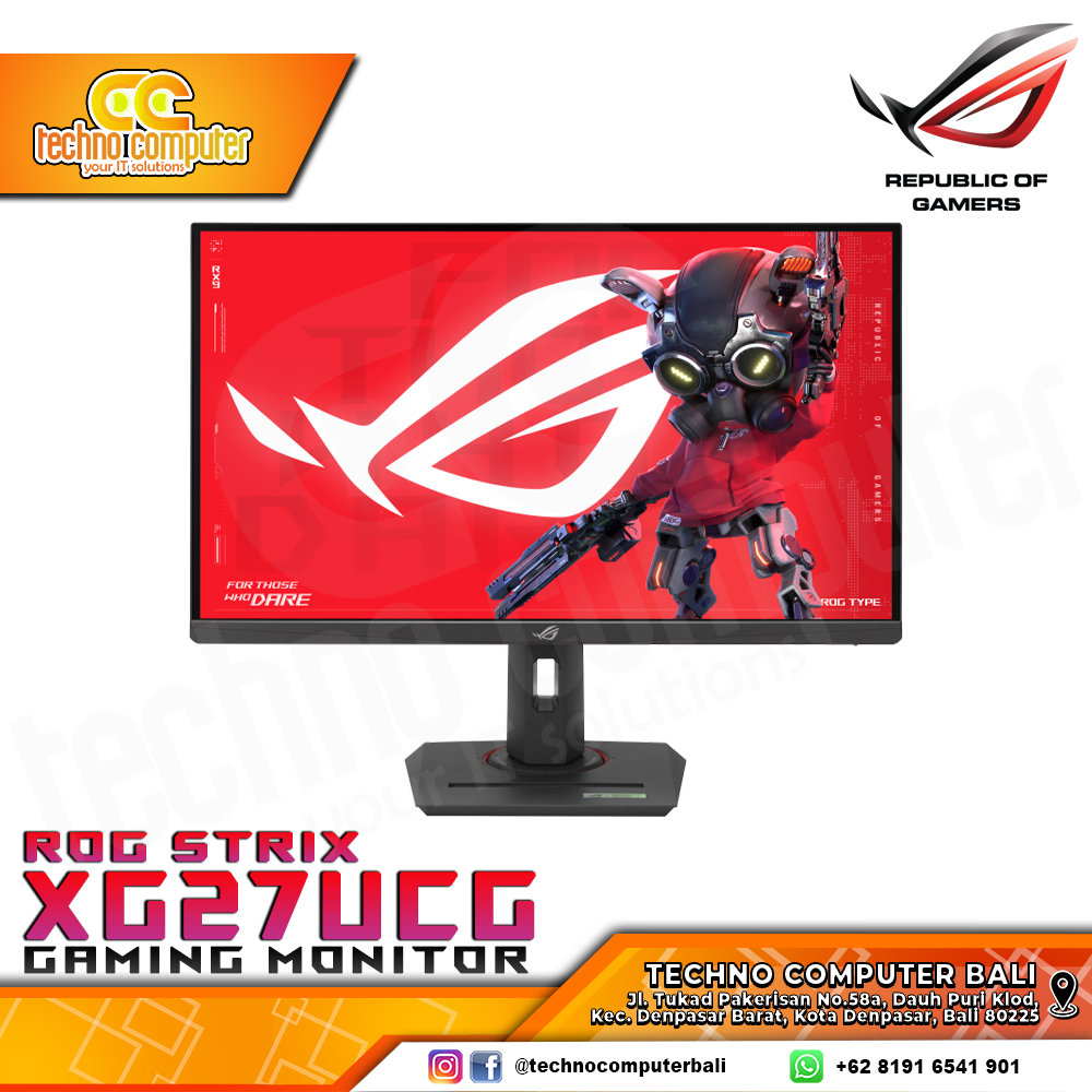 ASUS ROG STRIX XG27UCG Gaming Monitor - 27 inch, 4K UHD (3840 × 2160), IPS, 160Hz, 1ms