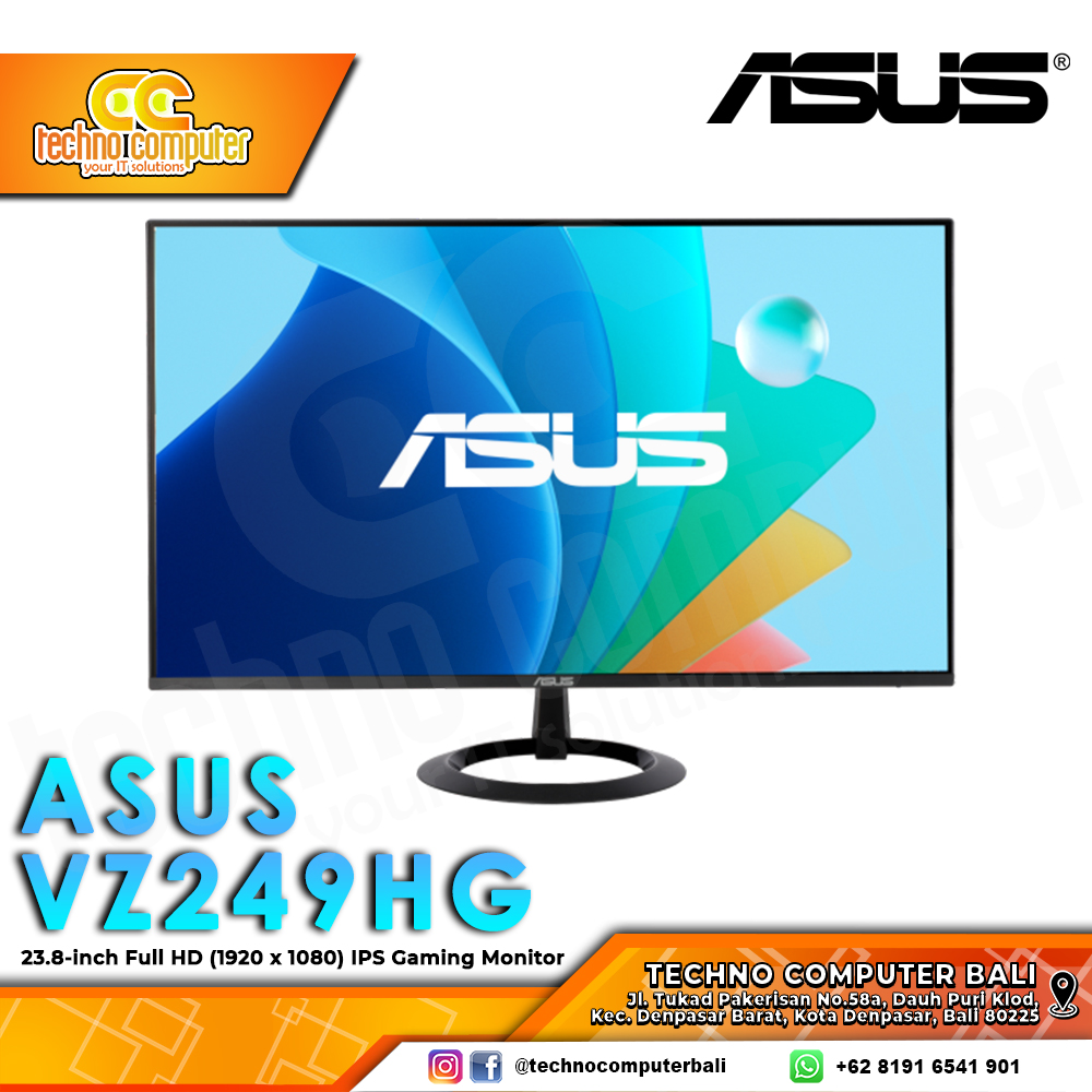 ASUS VZ249HG Gaming Monitor - 24 inch, FHD (1920 x 1080), IPS, 120Hz, 1ms