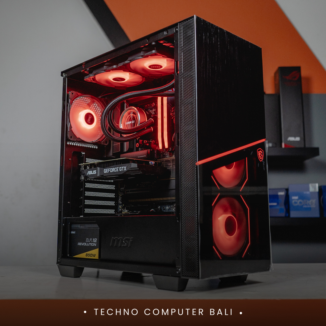 PC WORKSTATION / RYZEN 7 7800X3D / ASUS DUAL RTX 3050 / MSI MPG SEKIRA 100R